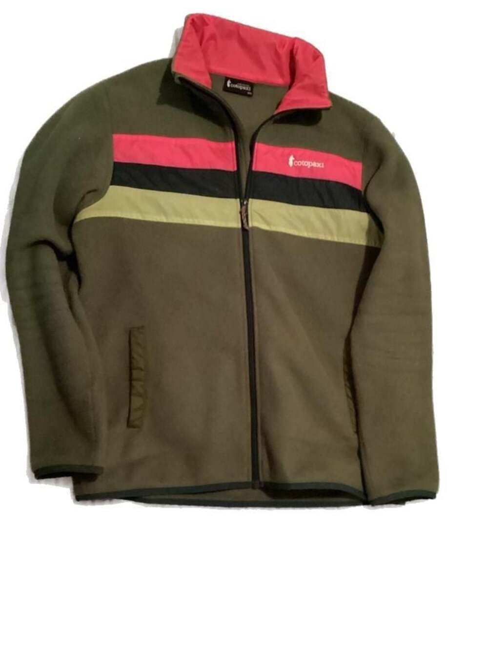 Cotopaxi Women's WXL Full Zip Fleece Jacket Green Colorblock